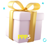Receba seus bônus de boas-vindas no PPP5