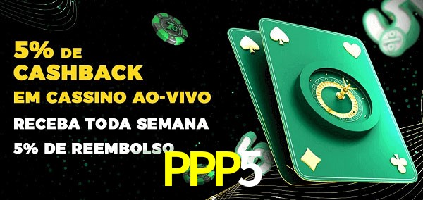 Promoções do cassino ao Vivo PPP5